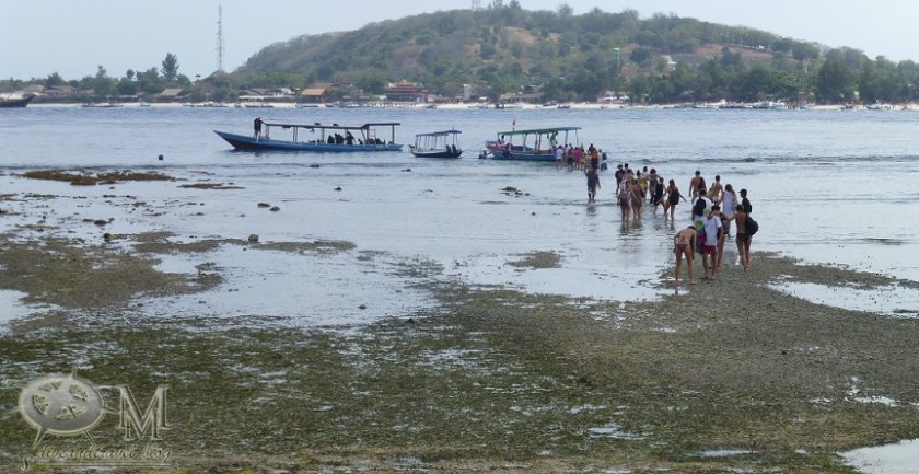 Bei Ebbe wird die Abfahrt schwierig!